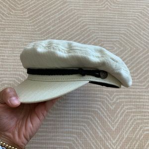 White Brixton Fiddler Cap